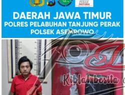 Polsek Asemrowo Ringkus Pemuda Budak Narkoba