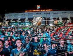 Untuk Kondusifitas Kota Surabaya Saat Anniversary ke 95 Persebaya, Kapolrestabes Surabaya Gelar Nobar di Halaman Polres