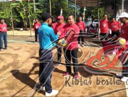 Danramil Bersama Forkopincam Ngadirojo Hadiri Pembukaan Turnamen Bola Volly Go Nyawiji Cup 2022