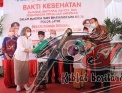 Polda Jatim Gelorakan Bakti Kesehatan, Sambut Hari Bhayangkara ke-76