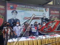 Jatanras Polda Jatim Berhasil Ringkus Komplotan Curanmor yang Beraksi di Wilayah Jawa Timur