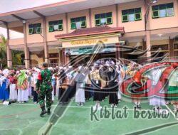 Bantu Bentuk karakter Siswa, Danramil 03/Serengan Beri Materi Wasbang