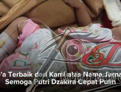 Tali Asih Nyata, Jurnalis Bersatu Peduli Putri Dzakira