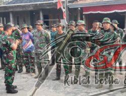 Satgas TMMD Gelar Apel Pagi Sebelum Bekerja