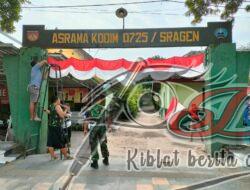 Jelang Hari Kemerdekaan RI, Kodim Sragen percantik Mako