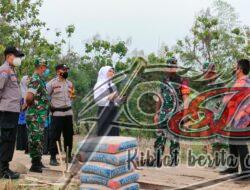 Dandim Sragen cek cor jalan program TMMD Kodim Sragen, ini hasilnya..