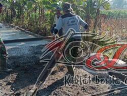 Semangat Satgas TMMD Menjadi Contoh Untuk Warga Bekerja