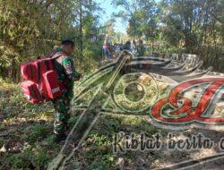 Tim Kesehatan Dampingi Prajurit Satgas TMMD di Lapangan