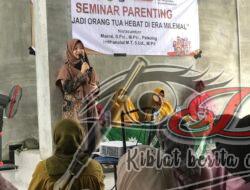 Tim KKN UM Surabaya PCR Kenjeran Gelar Seminar Parenting Bertajuk Orang Tua Hebat di Era Millenial