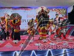 Tari Barongan Tutup Gebyar Pentas Seni HUT RI Ke-77 Warga RT 01 Griya Kencana Gresik