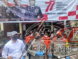 Dua Budak Judi Merpati Tertunduk Malu Saat Diamankan Polsek Tambaksari