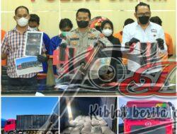 Jatanras Polda Jatim Ringkus 7 Tersangka Komplotan Penggelapan Gula Sebanyak 600 Sak Dengan Berat 30 Ton