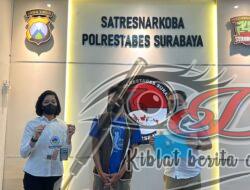 Lagi-lagi Pengedar Narkoba Diamankan Satresnarkoba Polrestabes Surabaya