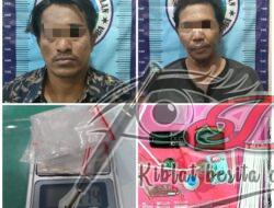 Asyik Nyabu Di Kamar, 2 Pria Berhasil Di Ringkus Team Polsek Kamal