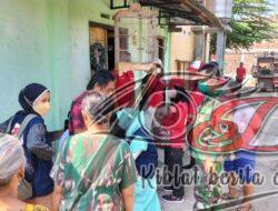 Babinsa Danukusuman Dampingi PMI-Sibat Susur Warga
