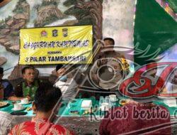 Kapolsek Tambaksari Bersama Tiga Pilar Cangkrukan Dengan  Masyarakat Demi Cipta Kamtibmas