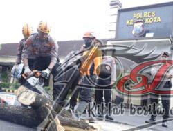 Polres Kediri Kota Tingkatkan Kemampuan Penanggulangan Bencana
