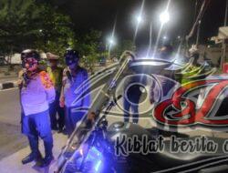 Kapolsek Tambaksari Surabaya, Menggelar Patroli Rutin Malam Minggu Antisipasi Tawuran Begal Balap Liar Geng Motor di Wilayah nya