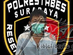 Residivis (MS) Diringkus Satreskrim Polrestabes Surabaya karena Curi Kabel Milik PT. KAI