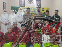 Peringati Maulid Nabi, Kapolsek Lakarsantri Undang Panti Asuhan At-Taqwa Putra Sambikerep