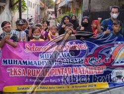 Rumah Pintar Matahari Ikuti Semarak Jalan Sehat Muktamar ke-48 Muhammadiyah kota Surabaya