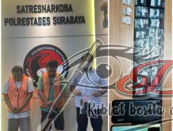 Dua Warga Sidoarjo Ditangkap Satresnarkoba Polrestabes Surabaya