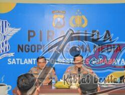 Satlantas Polrestabes Surabaya Gelar Ngopi Bareng Bersama Media