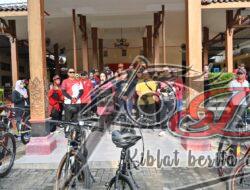 Kampanyekan hidup sehat melalui Gowes, Dandim bersama Bupati dan Forkopimda Sukoharjo sapa warga di desa-desa