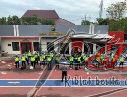 Masuki Musim Penghujan, Kasatlantas Polres Bangkalan Pimpin Apel Siaga Bencana