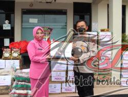 Peduli Kemanusiaan, Polres Bangkalan Salurkan Bansos Untuk Korban Gempa Bumi di Cianjur