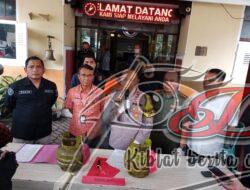Pencuri Tabung Gas LPG Harus Meringkuk Di sel Tahanan Mapolsek Tegalsari