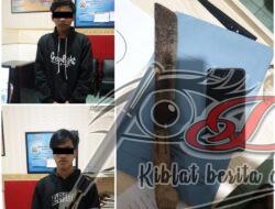 Polsek Tegalsari Amankan Dua Perusuh Surabaya Bawa Golok Saat Malam Hari