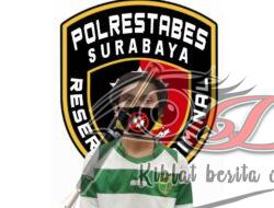 Satreskrim Polrestabes Surabaya Tangkap Residivis Jambret yang Beraksi Di Dua Lokasi