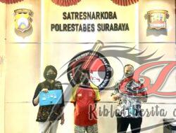 Satresnarkoba Polrestabes Surabaya Grebeg Rumah MN pemilik Sabu seberat 14,19 Gram Sabu