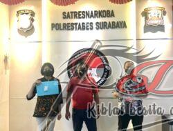 Seorang Warga Sidotopo Menjadi Pengedar Sabu Berhasil Diringkus Satresnarkoba Polrestabes Surabaya