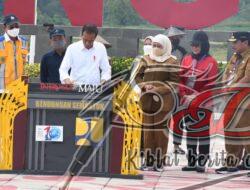 Forkopimda Jatim Dampingi Presiden Joko Widodo Resmikan Bendungan Semantok di Kabupaten Nganjuk