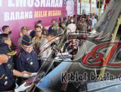 Hasil Operasi Gabungan Polres Batu, Dua Juta Rokok Ilegal Dimusnahkan