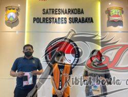 Pemuda Simogunung Barat Ditangkap Satresnarkoba Polrestabes Surabaya