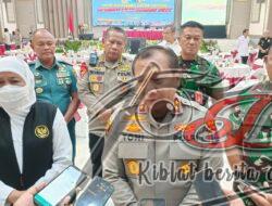 Antisipasi Tingkat Kerawanan Jelang Nataru, Forkopimda Jatim Gelar Rakor Operasi Lilin Semeru 2022