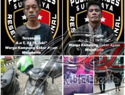 Unit Resmob Satreskrim Polrestabes Surabaya, Mengamankan Dua Pelaku Residivis