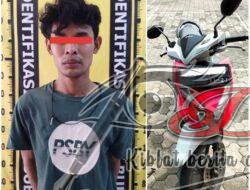 Apes, Niat Curi Motor Malah Kepergok Korban