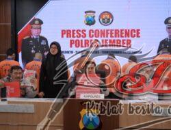 Awal Tahun 2023, Polres Jember Berhasil Amankan 10 Tersangka Pengedar Narkoba