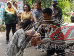 Polres Kediri Kota Berikan Bantuan Warga Korban Kebakaran