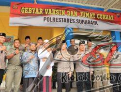 Gebyar Vaksin Dan Jum’at Curhat Polrestabes Surabaya