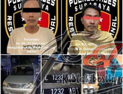 Unit Resmob Satreskrim Polrestabes Surabaya Berhasil Meringkus Seorang Mantan Sopir Berbekal Kunci Duplikat Curi Mobil Majikanya