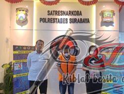 Sembunyikan Sabu di Kotak Rokok, Pekerja Serabutan Diamankan Satresnarkoba Polrestabes Surabay