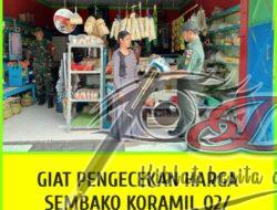 Pantau Harga Sembako, Babinsa Interaksi Dengan Pedagang di Wilayah