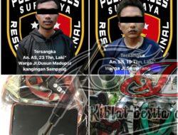 Kerap Beraksi Di 9 Lokasi, Dua Jambret Surabaya Ini Berhasil Diamankan Polisi