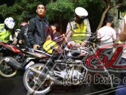 Polisi di Mojokerto Jaring Puluhan Motor Knalpot Brong, Respon Keluhan Masyarakat