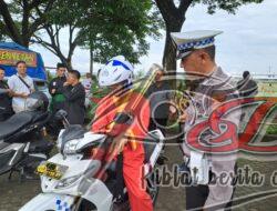 Polres Kediri Kota Sosialisasi dan Tes Riding Bersama IPSI Kota Kediri.